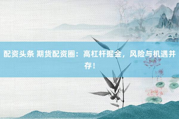 配资头条 期货配资圈：高杠杆掘金，风险与机遇并存！